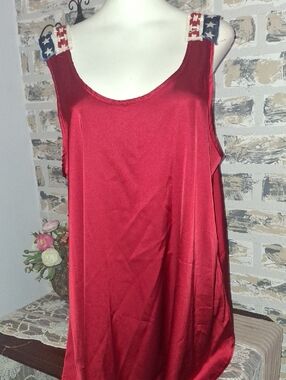 Two 2 Fly Sleeveless Tank Top Star-Spangled Shoulder Details